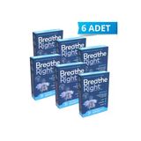 Breathe Right Burun Bandı Şeffaf, Hassas Ciltler İçin 10'Lu (Horlama Ve Burun Tıkanıklığı İçin), 6 Kutu