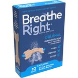 Breathe Right Büyük Boy Burun Bandı - İlaçsız, Anında Nefes Açıcı, Esnek Malzeme, 10'lu Paket