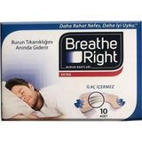 Breathe Right Extra Burun Bantları Burun Tıkanıklığını Anında Giderir 10 Adet İlaç İçermeyen