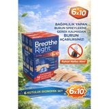 Breathe Right Extra Güçlü Burun Bandı - Ilaçsız Burun Açma - 6 Kutu