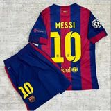 Breathless F.c Barcelona 2015 Şampiyonlar Ligi Finali Lionel Messi Nostalji Çocuk Forması - 10 - 11 Yaş - Lacivert