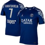 Breathless Psg 2025/26 Yeni Sezon Kvaratskhelia Alternatif Forması (Fourth Kit) - Lacivert