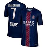 Breathless Psg 2025/26 Yeni Sezon Kvaratskhelia Iç Saha Forması - Lacivert