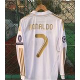 Breathless Real Madridd 2011/12 Sezonu Cristiano Ronaldo Nostalji Forması (White) - Beyaz