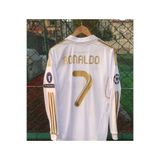 BREATHLESS Real Madridd 2011/12 Sezonu Cristiano Ronaldo Nostalji Forması (WHİTE)