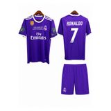 BREATHLESS Real Madridd 2017 Cardiff Şampiyonlar Ligi Finali Cristiano Ronaldo Çocuk Forması