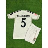 Breathless Real Madridd 2025-26 Yeni Sezon Jude Bellingham Iç Saha Çocuk Forması - 12 - 13 Yaş - Beyaz