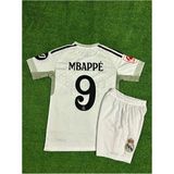 Breathless Real Madridd 2025-26 Yeni Sezon Kylian Mbappe Iç Saha Çocuk Forması - 3 - 4 Yaş - Beyaz
