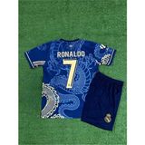Breathless Real Madridd Cristiano Ronaldo Lacivert Dragon Özel Konsept Çocuk Forması - 13 - 14 Yaş