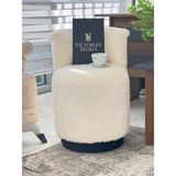 Breda Home Concept Mono Teddy Beyaz Puf