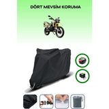 Breen Arora Cr250 Için Arka Çanta Ve Kilit Uyumlu Siyah Motosiklet Branda, Güvenli