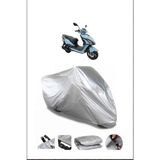 Breen Arora Freedom 50 Scooter Uyumlu Branda Motosiklet Branda Motor Brandası - Gri, Arka Çanta ve Kilit Uyumsuz