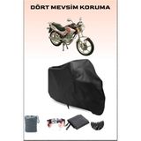 Breen Asya As 150-12 Uyumlu Siyah Motorsiklet Branda, Motor Örtüsü