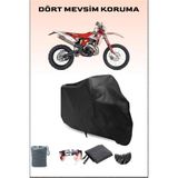 Breen Beta Rr 300 2t Enduro Racing Uyumlu Siyah Motorsiklet Branda, Motor Örtüsü