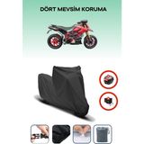 Breen Ducati Hypermotard 1100 Evo Sp Uyumlu Siyah Motorsiklet Branda, Motor Örtüsü