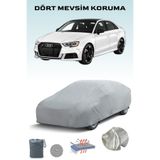Breen Gri, Audi A3 SEDAN Oto Branda, Araba Brandası, Koruma Örtüsü, Toz ve Su Geçirmez, Sağlam Kumaş