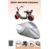 Breen Gri Elektrikli Iki Tekerlekli Motosiklet Volta Yide SE03 Uyumlu Motor Brandası, Tam Koruma