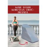 Breen Gri Universal Kalıp Koşu Bandı Koruyucu Örtü, Iç Ve Dış Mekanlar Için Koruyucu Kılıf