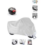 Breen Honda PCX150 Için Arka Çanta ve Kilit Uyumlu Gri Motosiklet Branda, Güvenli