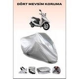 Breen Honda Spacy 110 Alpha Uyumlu Motorsiklet Branda, Motor Örtüsü - Gri, Arka Çanta ve Kilit Uyumsuz