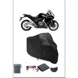 Breen Honda Vfr 1200 F Uyumlu Siyah Motorsiklet Branda, Motor Örtüsü