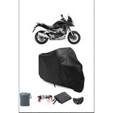Breen Honda Vfr 800 x Crossrunner Uyumlu Siyah Motorsiklet Branda, Motor Örtüsü