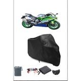Breen Kawasaki Ninja Zx-4rr Uyumlu Siyah Motorsiklet Branda, Motor Örtüsü