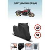 Breen Kawasaki Z 650 Rs Uyumlu Siyah Motorsiklet Branda, Motor Örtüsü
