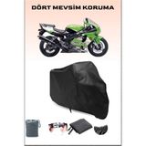 Breen Kawasaki Zx-7 R Uyumlu Siyah Motorsiklet Branda, Motor Örtüsü