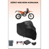Breen Ktm 350 Exc-F Uyumlu Siyah Motorsiklet Branda, Motor Örtüsü