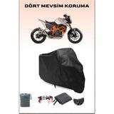 Breen Ktm 690 Duke R Uyumlu Siyah Motorsiklet Branda, Motor Örtüsü