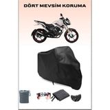 Breen Kuba Cr1-S Uyumlu Siyah Motorsiklet Branda, Motor Örtüsü