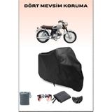 Breen Kuba Rx9 50 Uyumlu Siyah Motorsiklet Branda, Motor Örtüsü