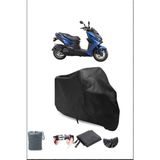 Breen Kymco Krv 200 Uyumlu Siyah Motorsiklet Branda, Motor Örtüsü