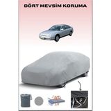 Breen Mazda 626 4 Hatchback ile Uyumlu Oto Branda, Araba Brandası, Su ve Güneş Geçirmez Araba Çadırı - Gri