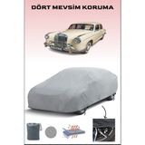 Breen Mercedes-Benz W180 1 Sedan ile Uyumlu Oto Branda, Araba Brandası, Su ve Güneş Geçirmez Araba Çadırı - Gri