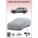 Breen MG HS ile Uyumlu Oto Branda, Araba Brandası, Su ve Güneş Geçirmez Araba Çadırı - Gri