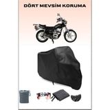 Breen Mondial 125 Kt Uyumlu Siyah Motorsiklet Branda, Motor Örtüsü
