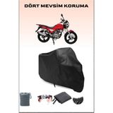 Breen Mondial 150 Mcx Roadracer Uyumlu Siyah Motorsiklet Branda, Motor Örtüsü