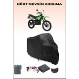 Breen Mondial X-Treme Max 200I Uyumlu Siyah Motorsiklet Branda, Motor Örtüsü - Siyah, Arka Çanta ve Kilit Uyumsuz