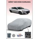 Breen Nissan Altima 4 ile Uyumlu Oto Branda, Araba Brandası, Su ve Güneş Geçirmez Araba Çadırı - Gri