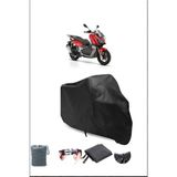 Breen Rks Reale 125X Uyumlu Siyah Motorsiklet Branda, Motor Örtüsü
