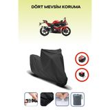 Breen Rks SRK125-R Uyumlu Siyah Motorsiklet Branda, Motor Örtüsü