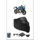 Breen Rks SRK550 Rs Uyumlu Siyah Motorsiklet Branda, Motor Örtüsü