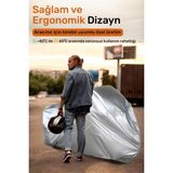 Breen Salcano Altay 100 Gri Su Geçirmez Motosiklet Brandası Premium