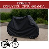 Breen Siyah Bisiklet Brandası, Bisiklet, Koruma Örtüsü, Su ve Toz Geçirmez, 4 Mevsim Koruma
