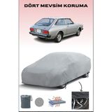 Breen Toyota Corolla Hatch 3 ile Uyumlu Oto Branda, Araba Brandası, Su ve Güneş Geçirmez Araba Çadırı - Gri