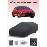 Breen Toyota Corolla Hatchback ile Uyumlu Oto Branda, Araba Brandası, Su ve Güneş Geçirmez Araba Çadırı - Siyah