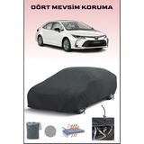 Breen Toyota Corolla Sedan ile Uyumlu Oto Branda, Araba Brandası, Su ve Güneş Geçirmez Araba Çadırı - Siyah