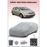 Breen Toyota Corolla Verso 2 ile Uyumlu Oto Branda, Araba Brandası, Su ve Güneş Geçirmez Araba Çadırı - Gri